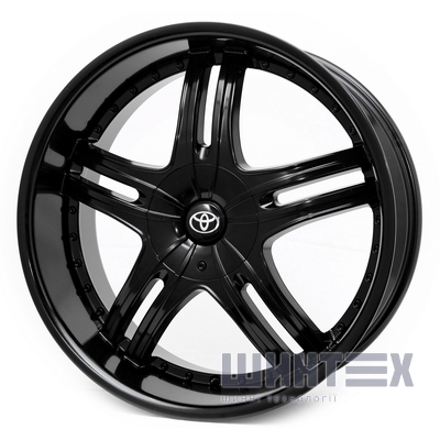 Replica Toyota M10 9.5x22 6x139.7 ET18 DIA106.1 Black